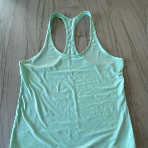 Lululemon 105F tank aqua size 8
